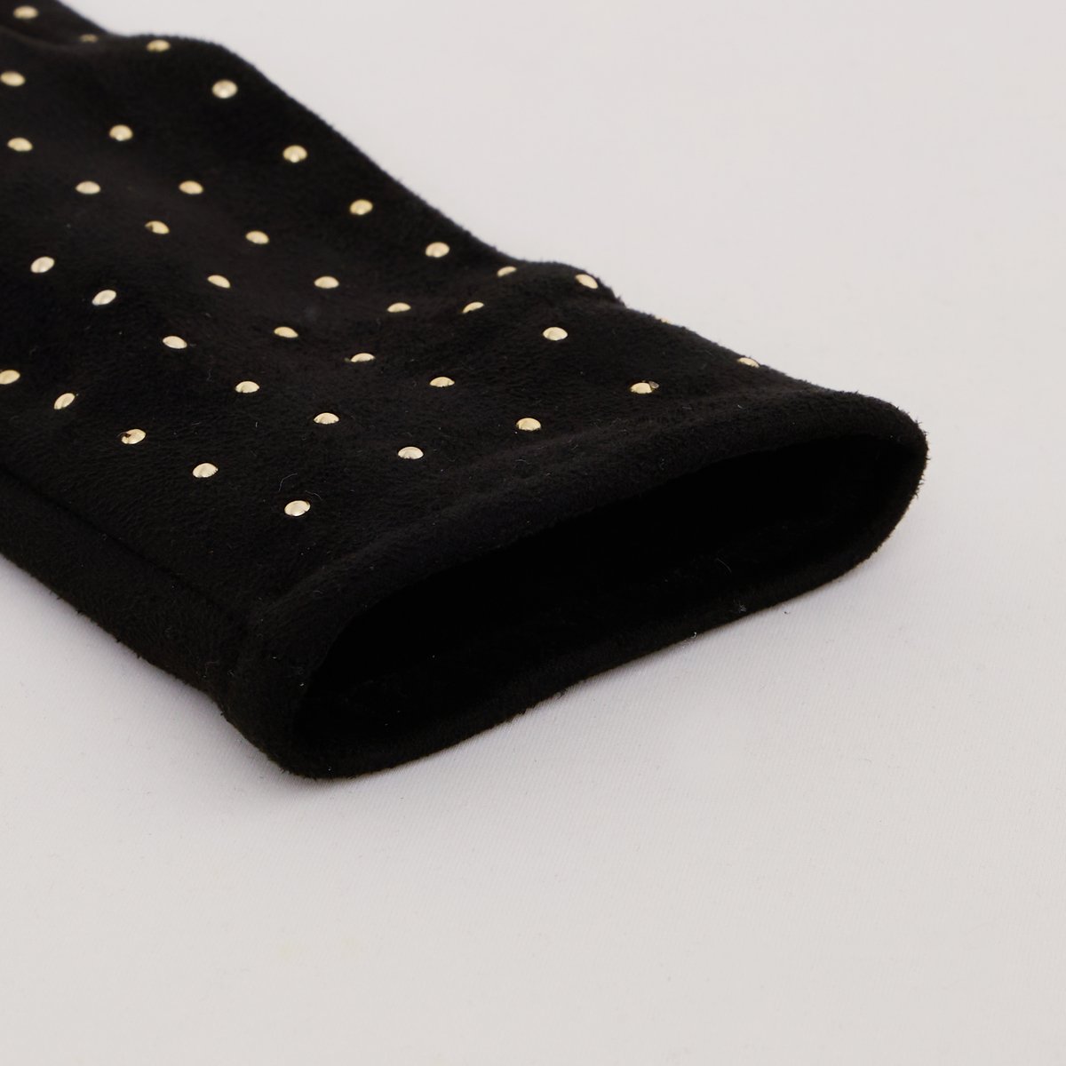 Gants maille petits clous noir, GRAIN DE MALICE