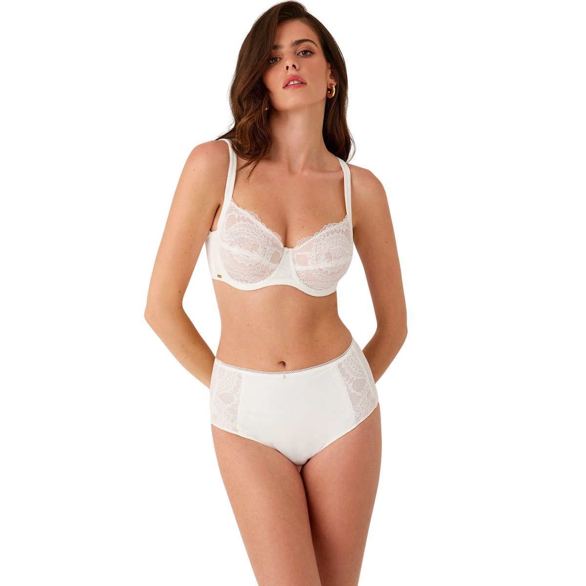 Culotte slip taille haute RENATTA MARIAGE ivoire, SELMARK