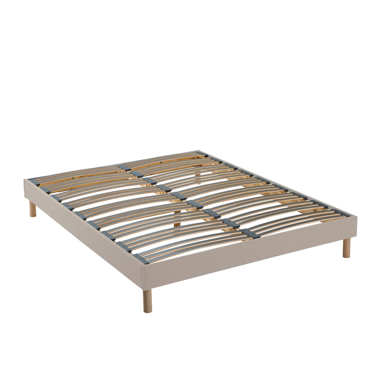 Sommier en kit - lattes flexibles - Beige beige, DODO
