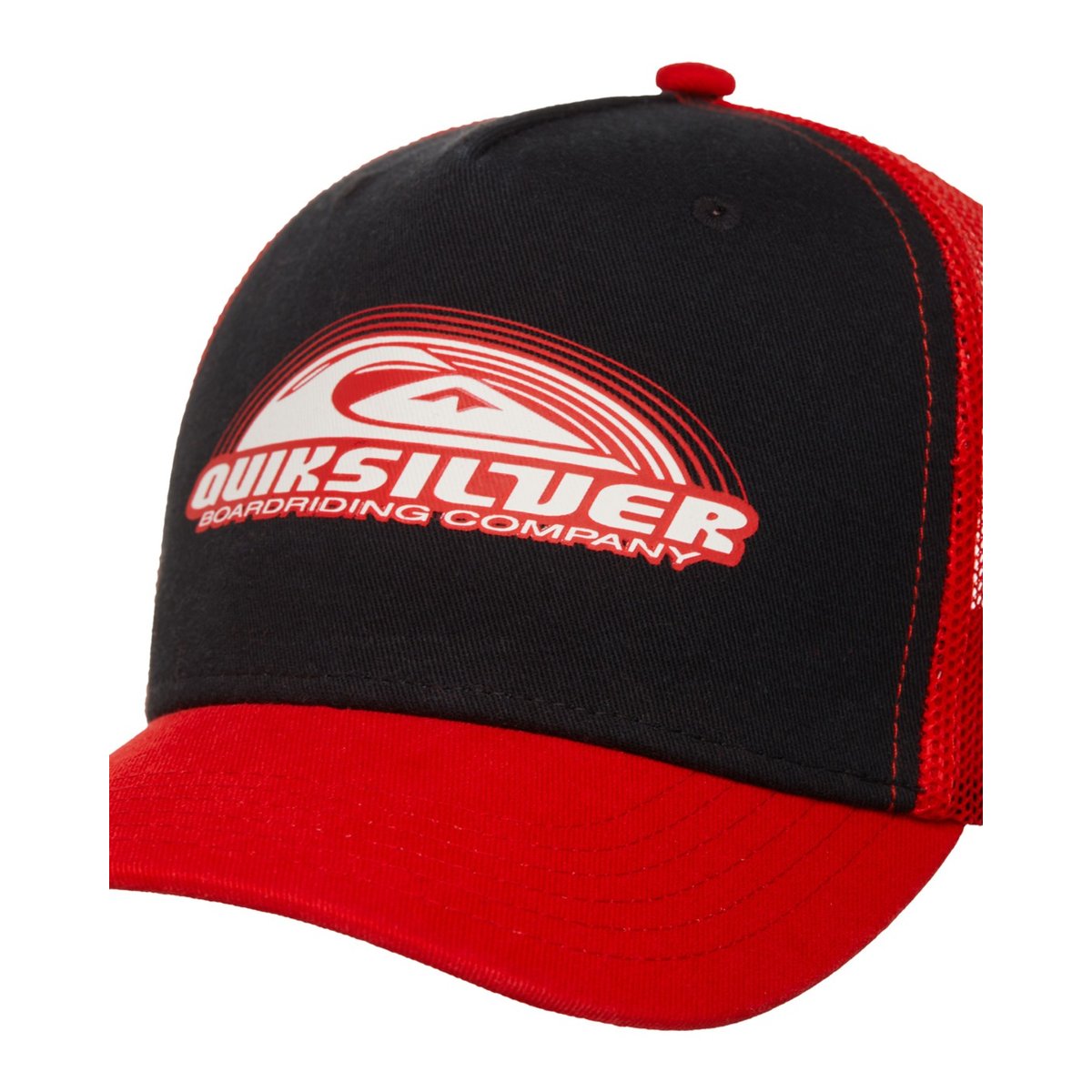 Casquette trucker DECADES COTTON rouge salsa, QUIKSILVER