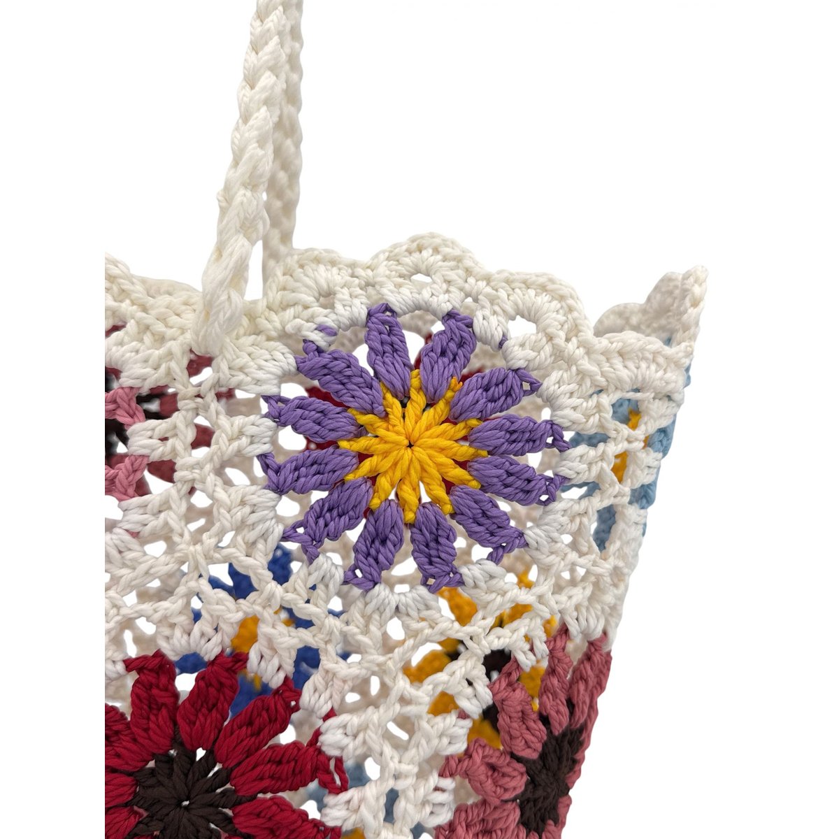 Panier cabas en pur coton GIPSY multicolore, OH MY BAG