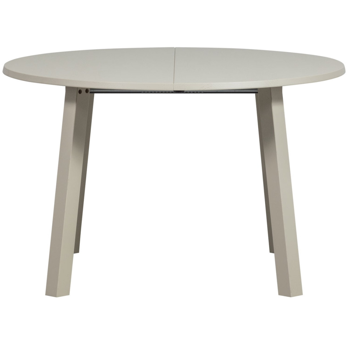 Table ronde extensible en chêne - JANNE perle, WOOOD