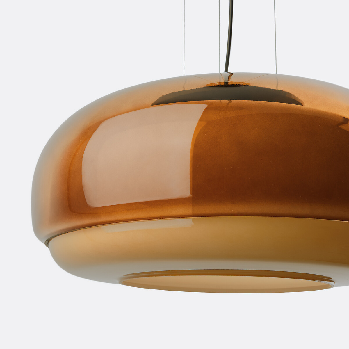 Lámpara de techo de cristal de color Ø45 cm, Kinoko ámbar, LA REDOUTE INTERIEURS