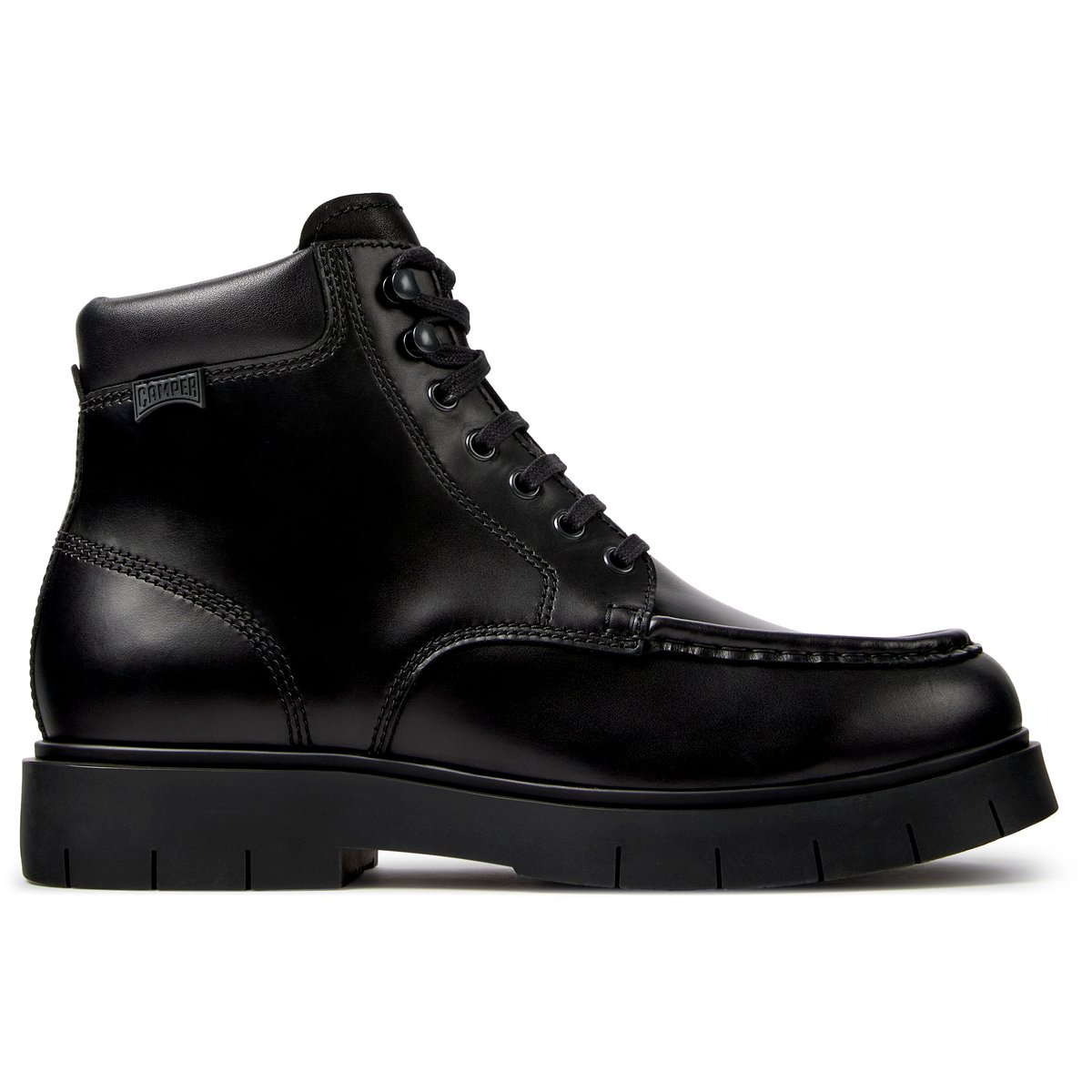 Bottines acets Alaro Smooth Leather noir 002, CAMPER