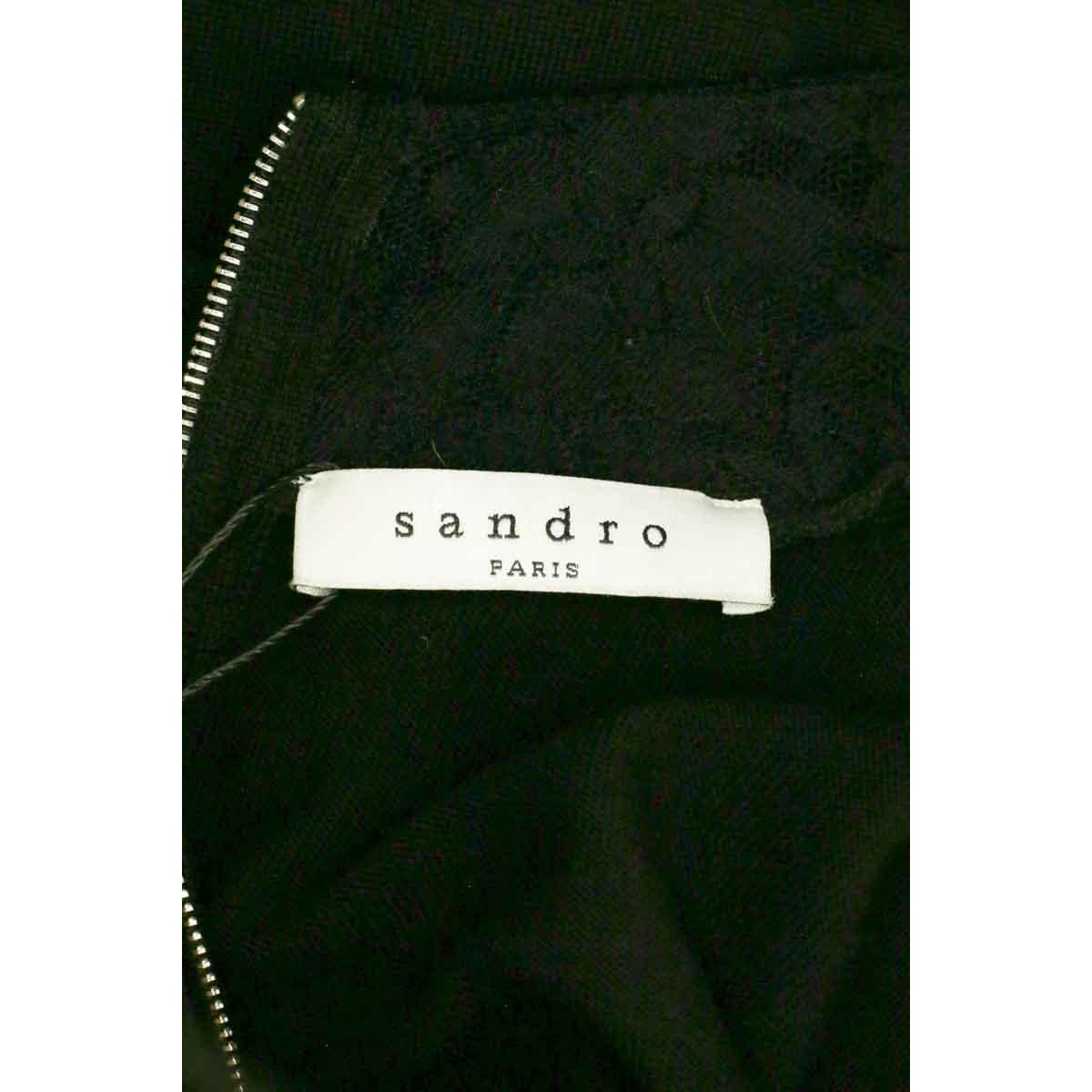 Robe pull - Très Bon État noir, SANDRO