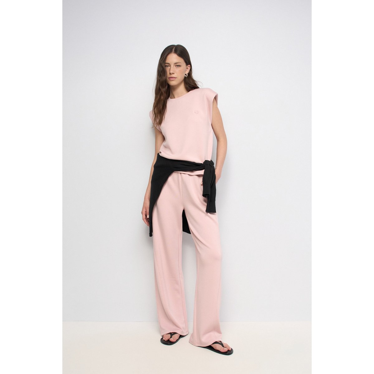 T-SHIRT À ÉPAULETTES rose, SALSA JEANS