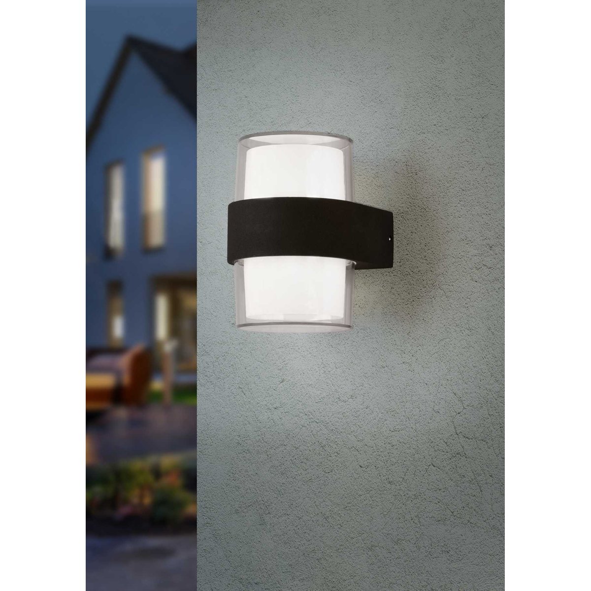 Applique extérieur led Molina rond anthracite, TRIO
