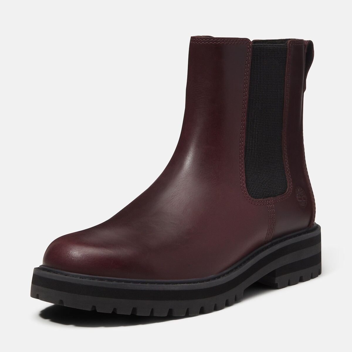 Bottines en cuir, BRITTON DRIVE MID CHELSEA bordeaux, TIMBERLAND