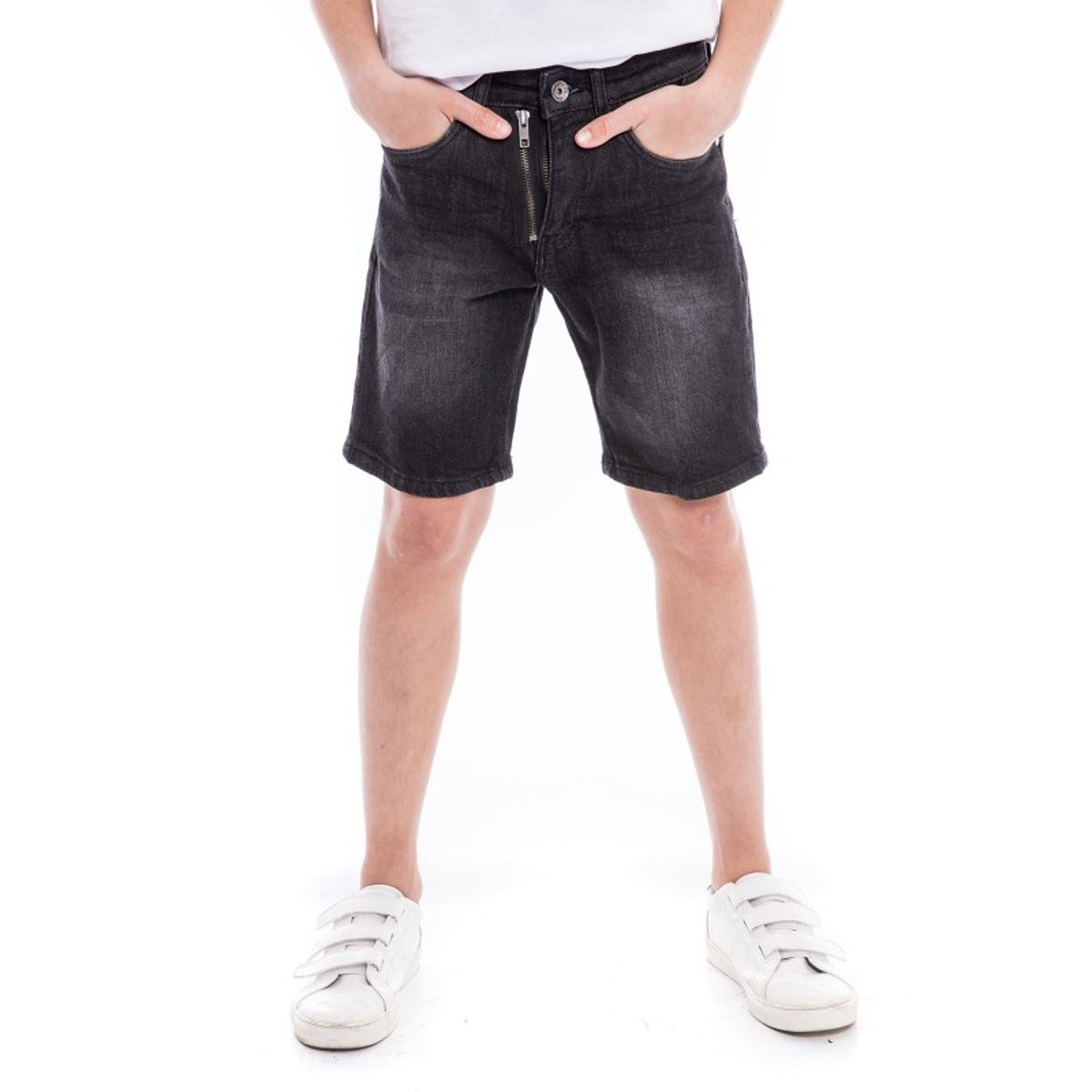 Bermuda En Jean Slim Billing noir, RITCHIE