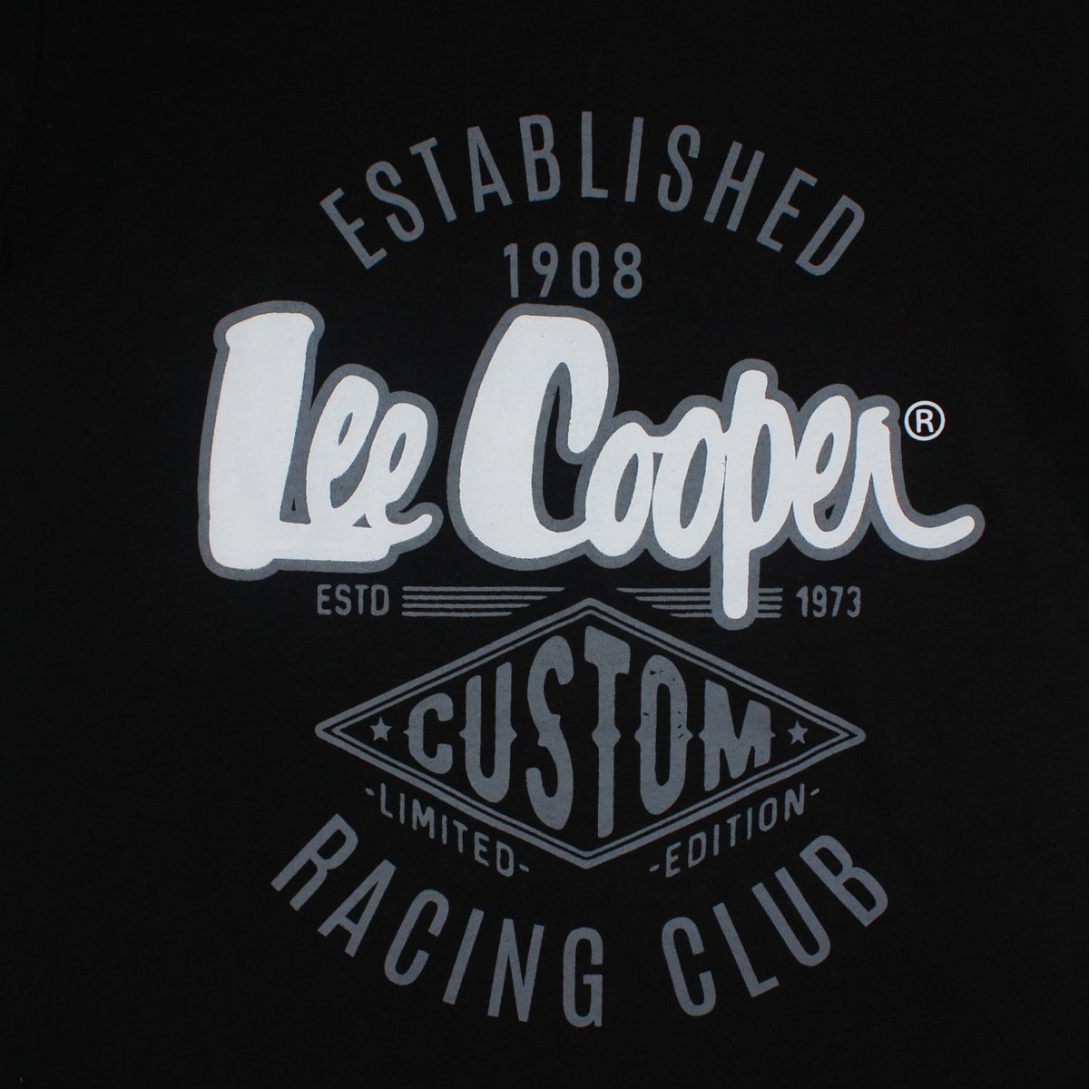 Ensemble t-shirt imprimé et short assorti KIDS CLUB noir, LEE COOPER