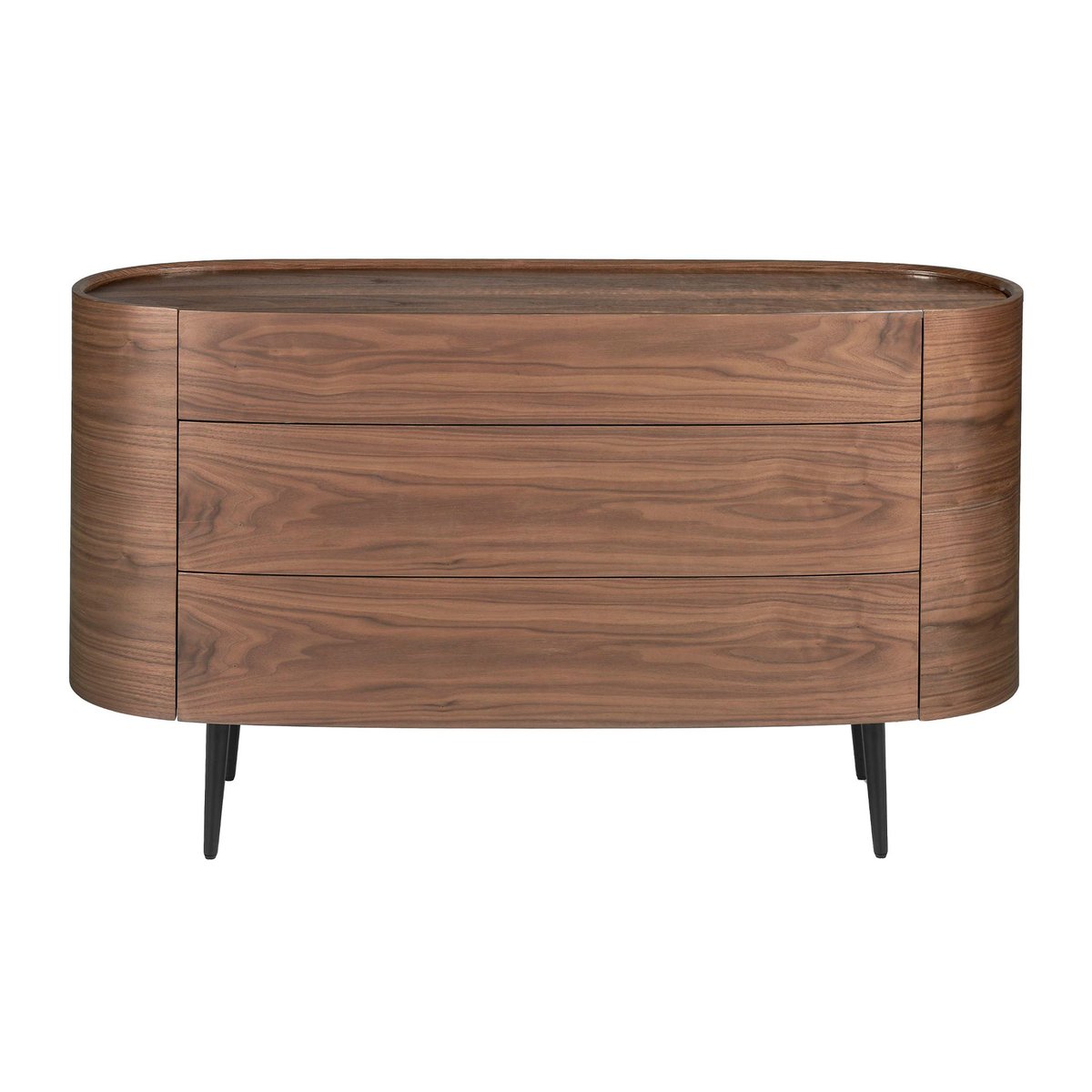 Commode noyer et pieds noyer | noir, ANGEL CERDA