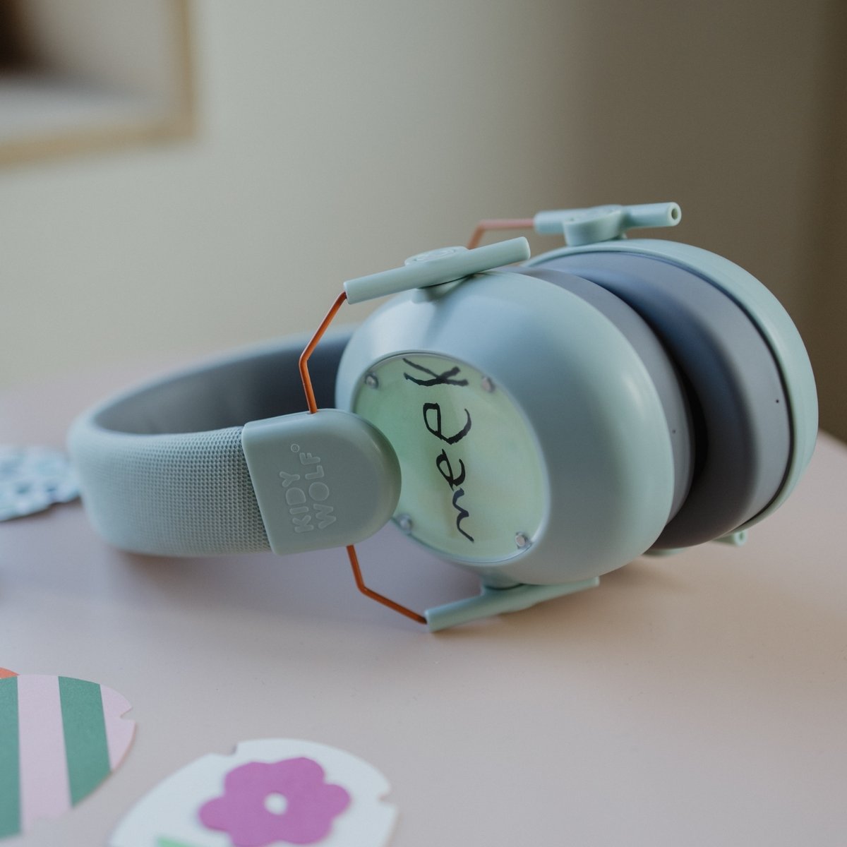 Casque anti bruit enfant KIDYNOISE bleu, KIDYWOLF