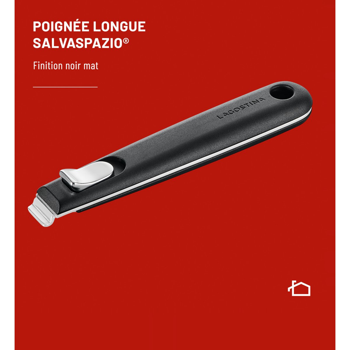 Poignée noir, LAGOSTINA
