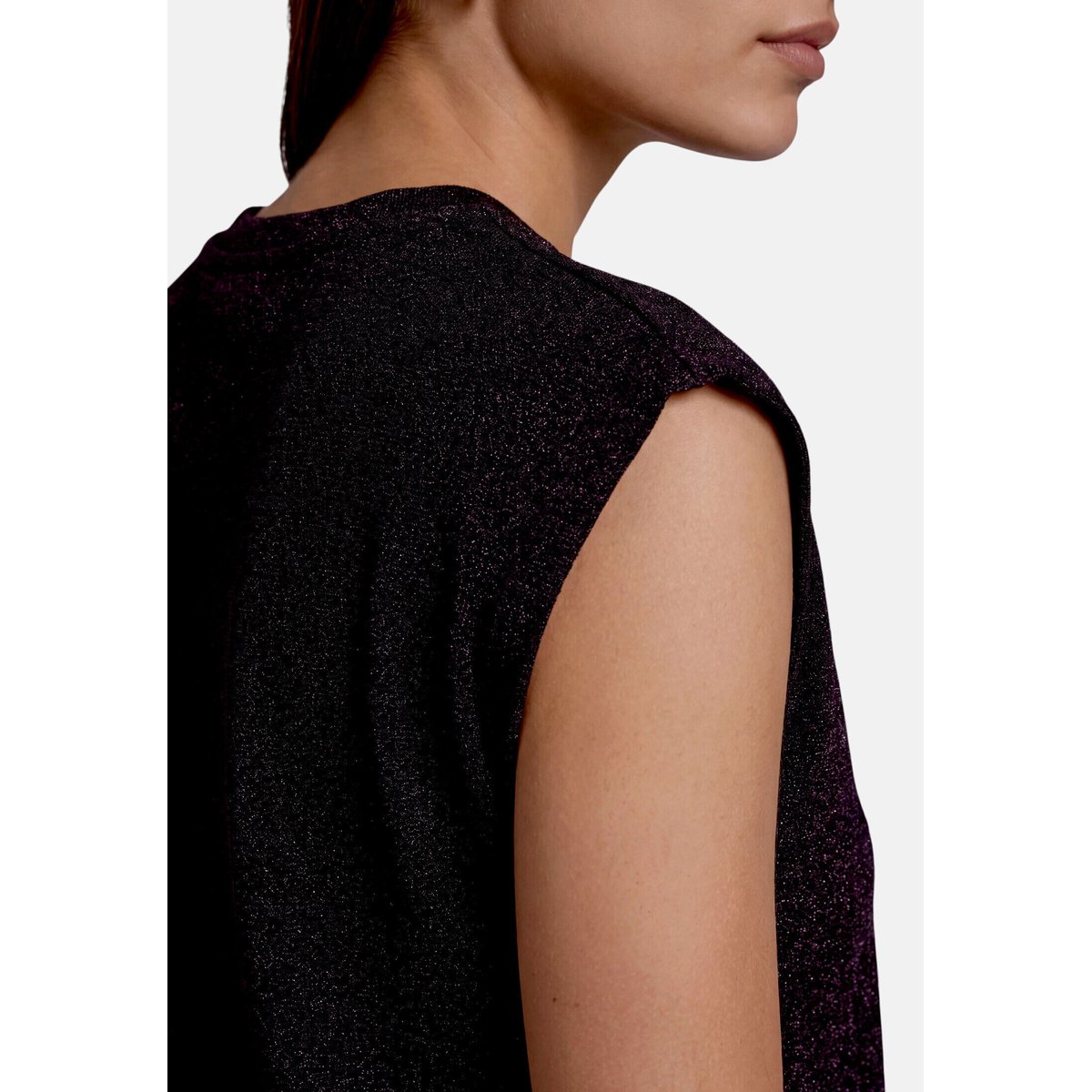 T-shirt au look scintillant black beauty, ZERO