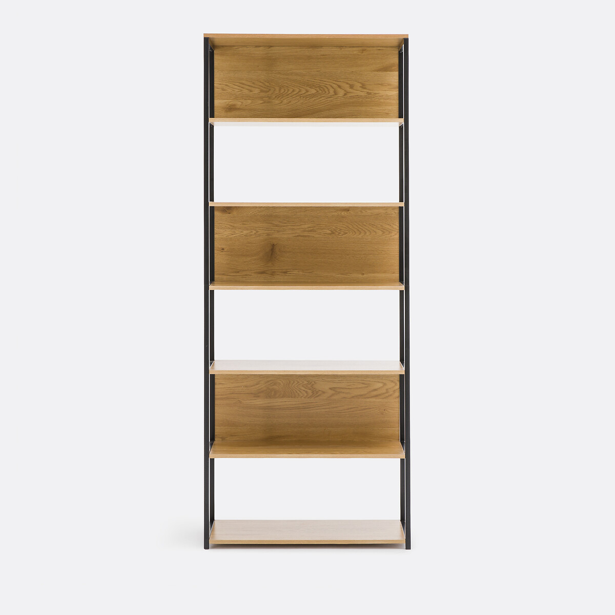 Module de dressing, 3 caissons 6 étagères, OAKI noir/bois, LA REDOUTE INTERIEURS