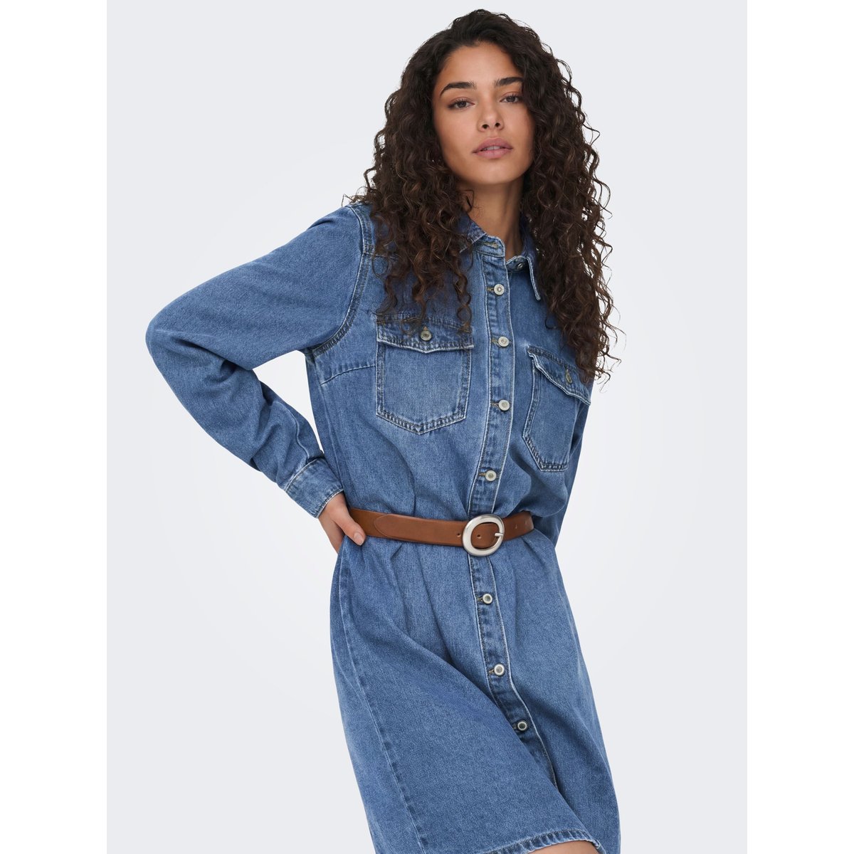 Robe En Denim medium blue denim, ONLY