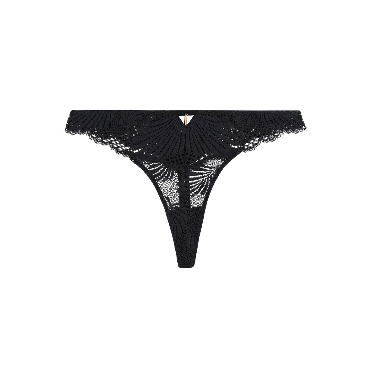 Culotte Tanga Rythm of Desire noir, AUBADE