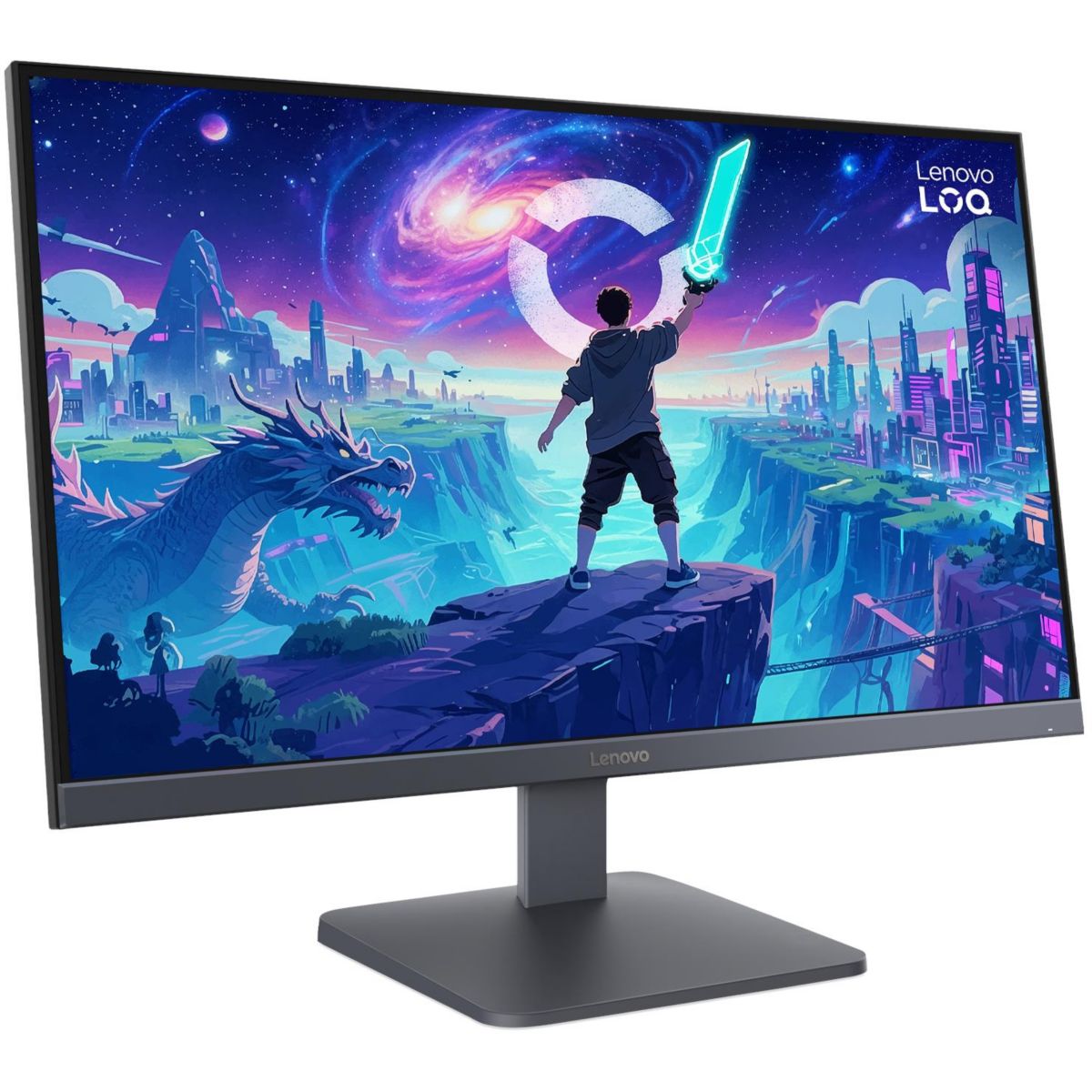 Ecran PC Gamer LOQ 27Q-10 27'' 180Hz QHD 0,5 ms HDMI 2.1 Adaptive-Sync HDR couleur unique, LENOVO