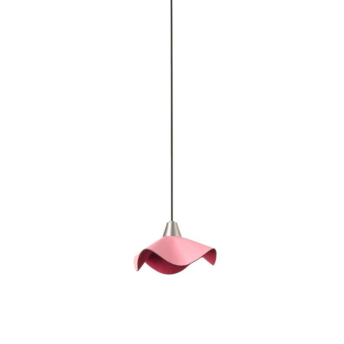 Suspension lumière chaude HELGA rose, FARO