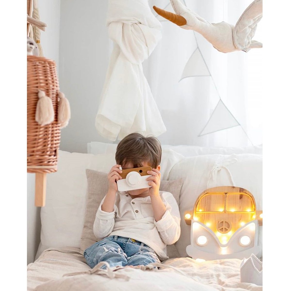 Lampe Veilleuse Van blanc, LITTLE LIGHTS