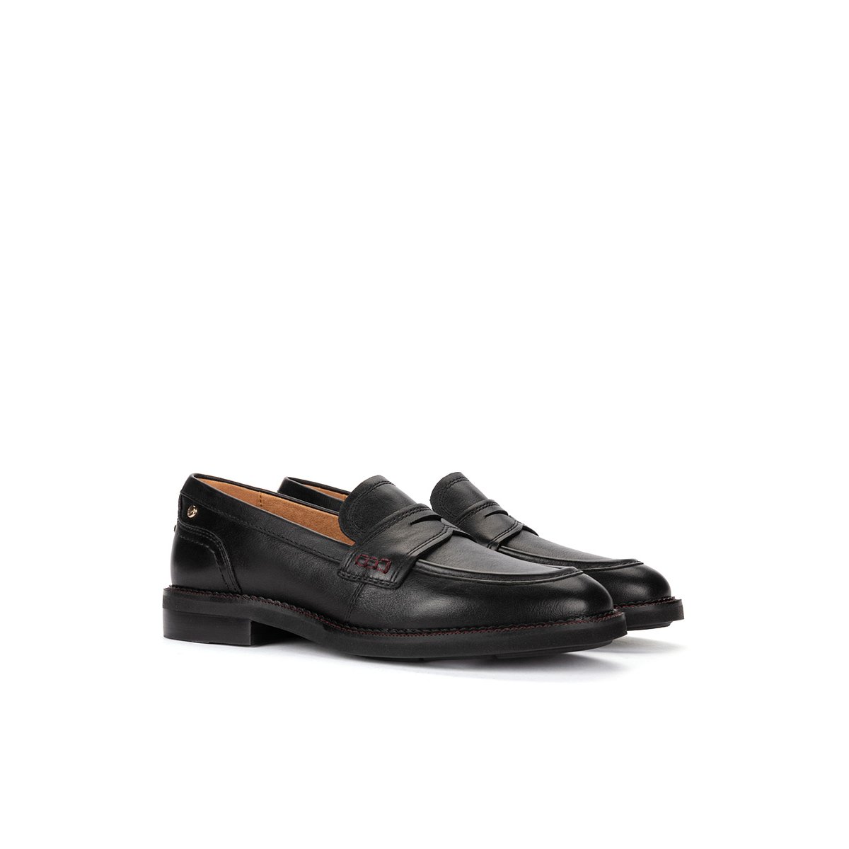 Mocassins cuir Deva black, PIKOLINOS