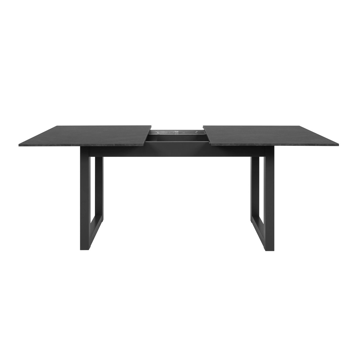 Table à manger extensible effet ardoise 160-200 cm ALVA anthracite, PIER IMPORT