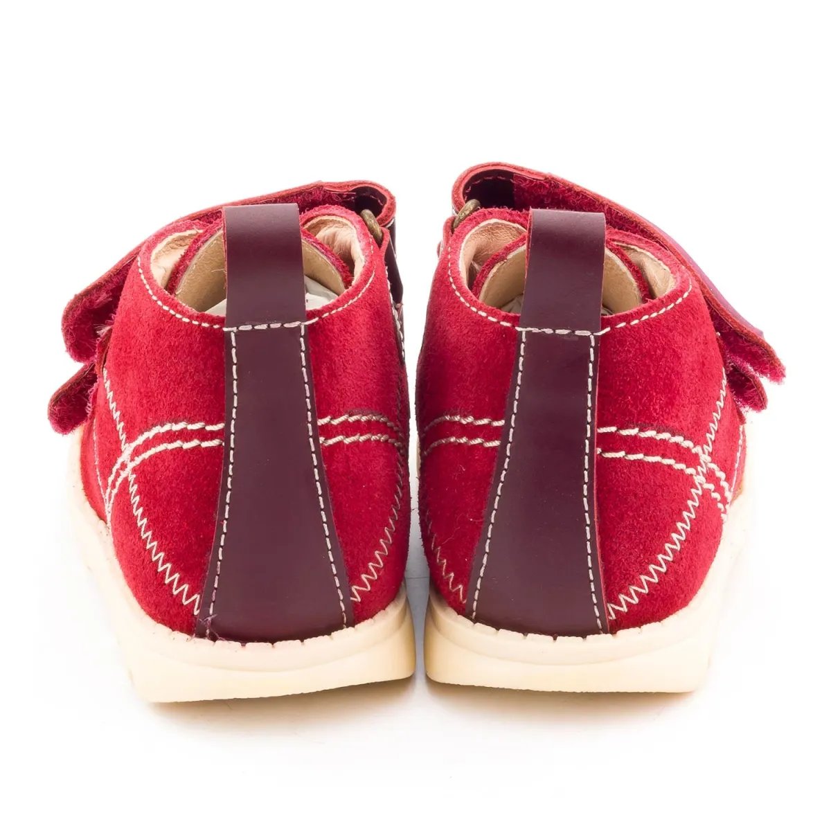 Boni Paul - bottines bébé garçon rouge, BONI&SIDONIE