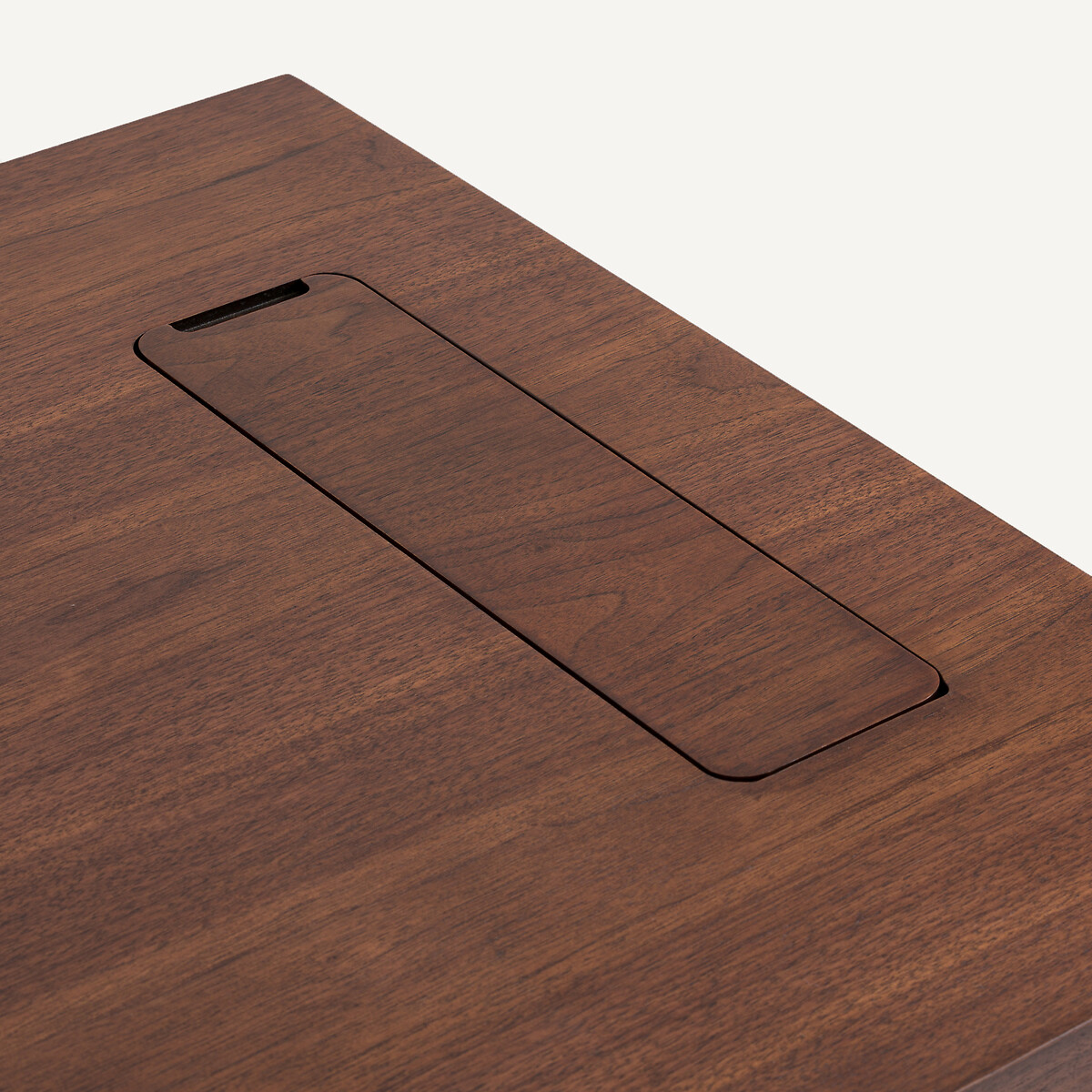 Plateau de bureau en MDF plaqué noyer, largeur 175, MIKUBE noyer, AM.PM