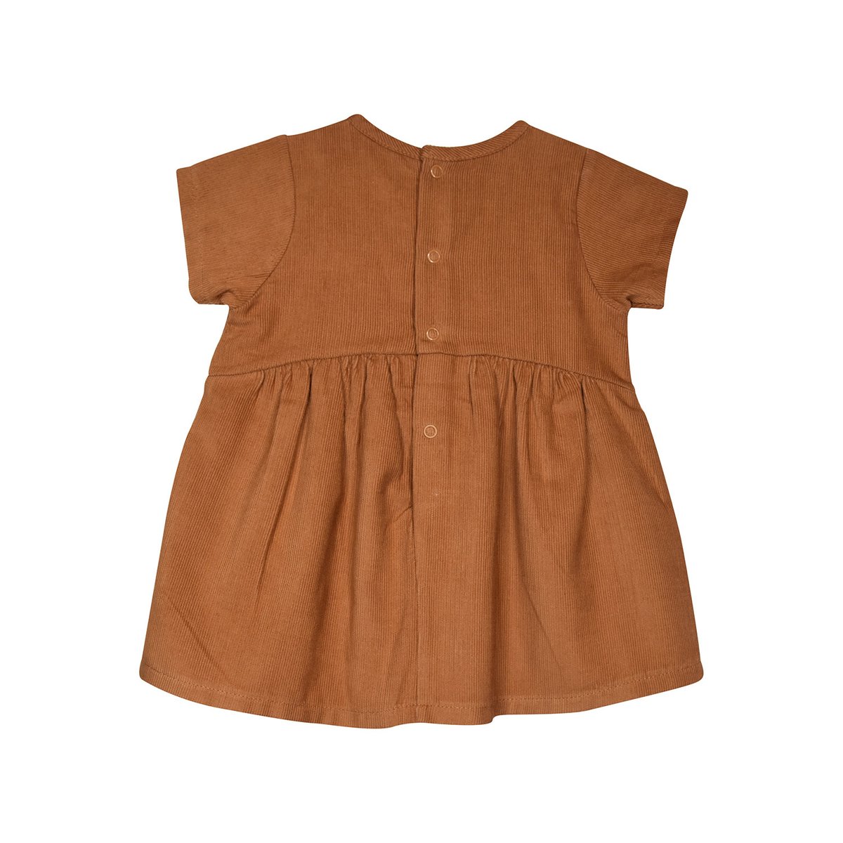 Ensemble tshirt robe mariane velours cotele marron, SUCRE D'ORGE