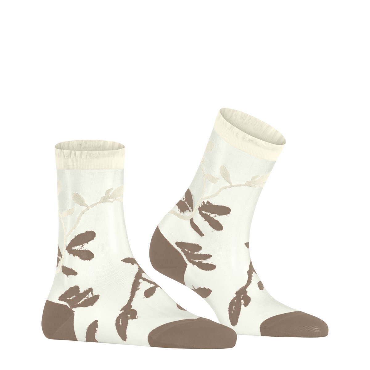 Chaussettes Garden Villa Semi-opaque beige, FALKE
