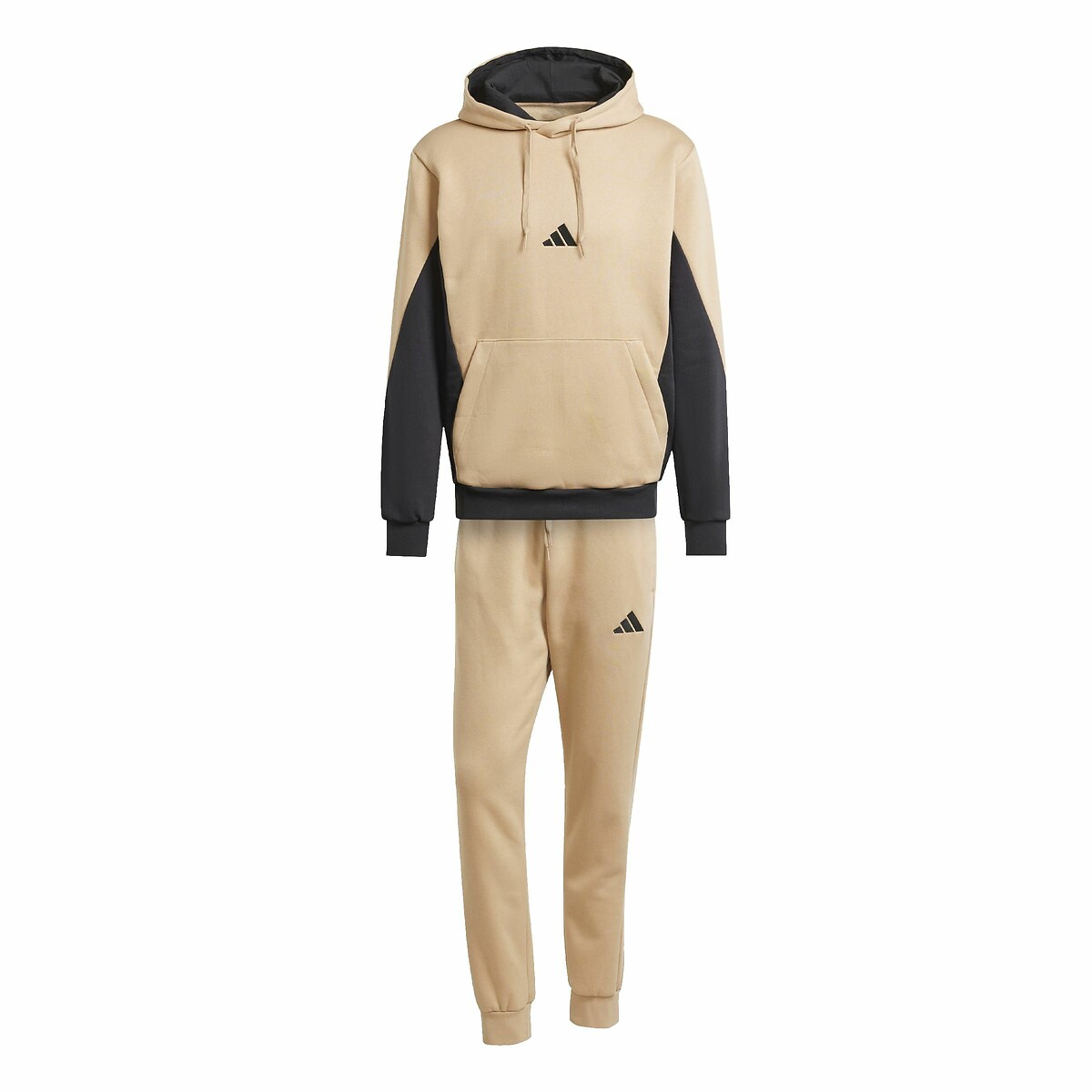 Survêtement à capuche colorblock French terry sable, ADIDAS SPORTSWEAR