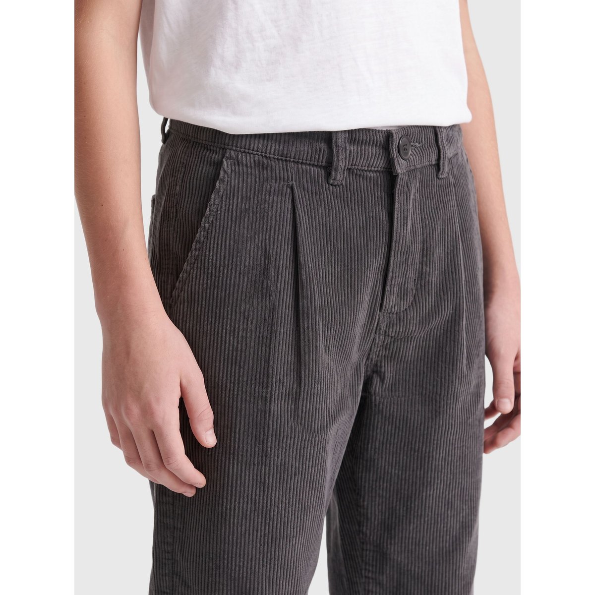 Pantalon grise - grey pinstripe 1, ONLY & SONS JUNIOR