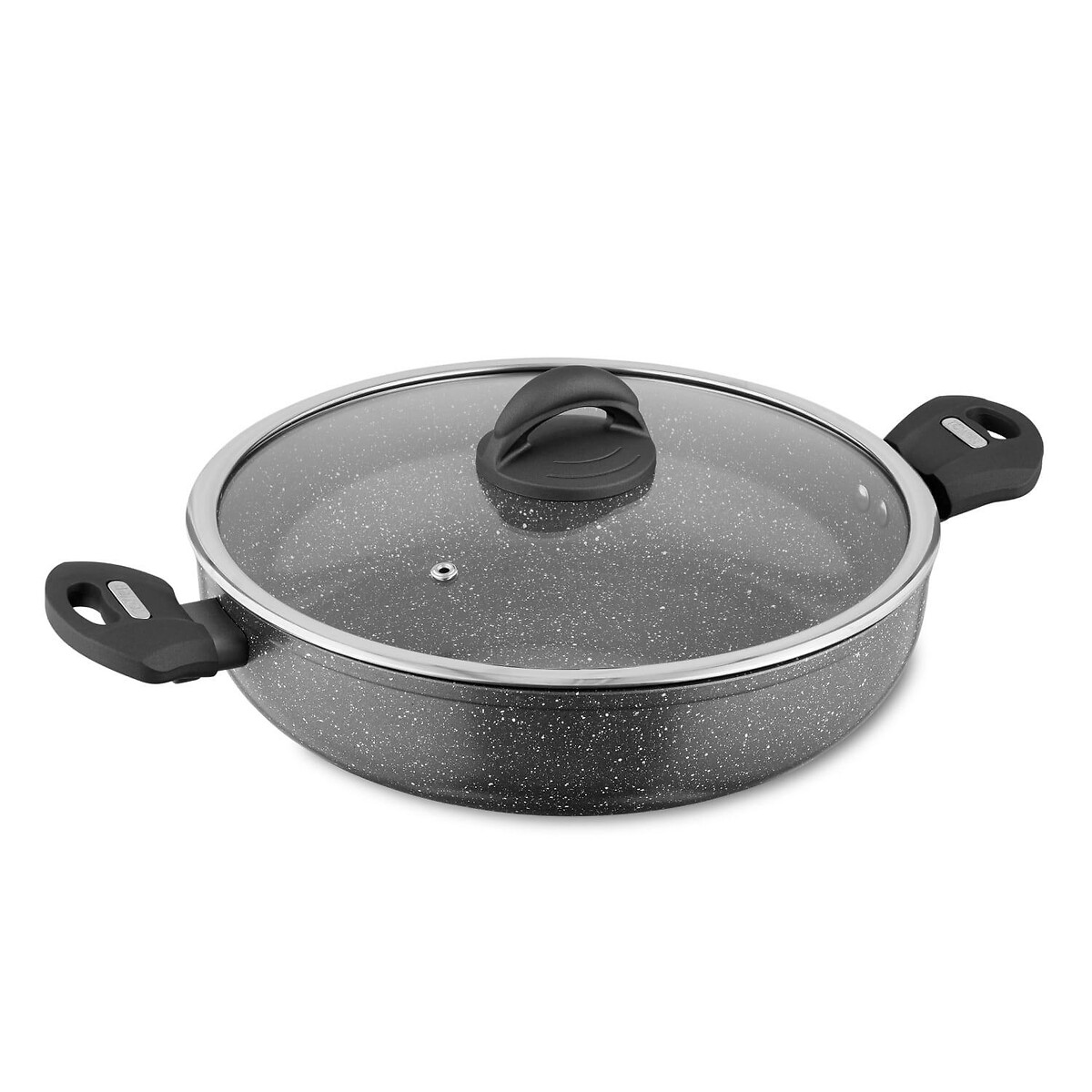 30cm Cerastone Low Casserole grey, TOWER