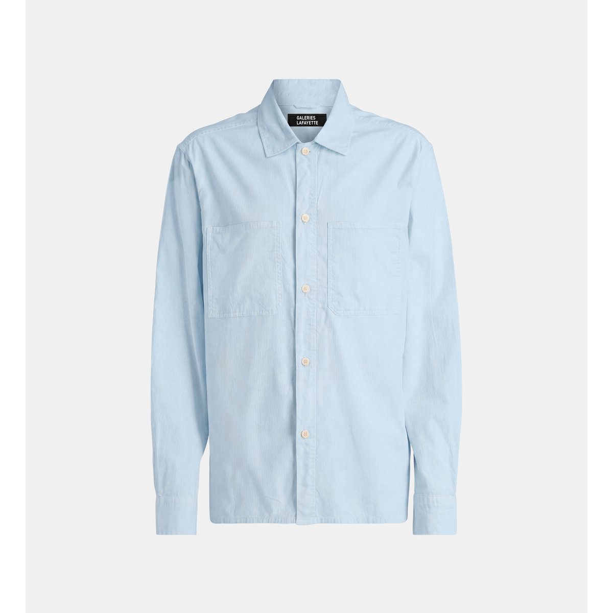 Chemise droite tirtnew coton bleu ciel, GALERIES LAFAYETTE
