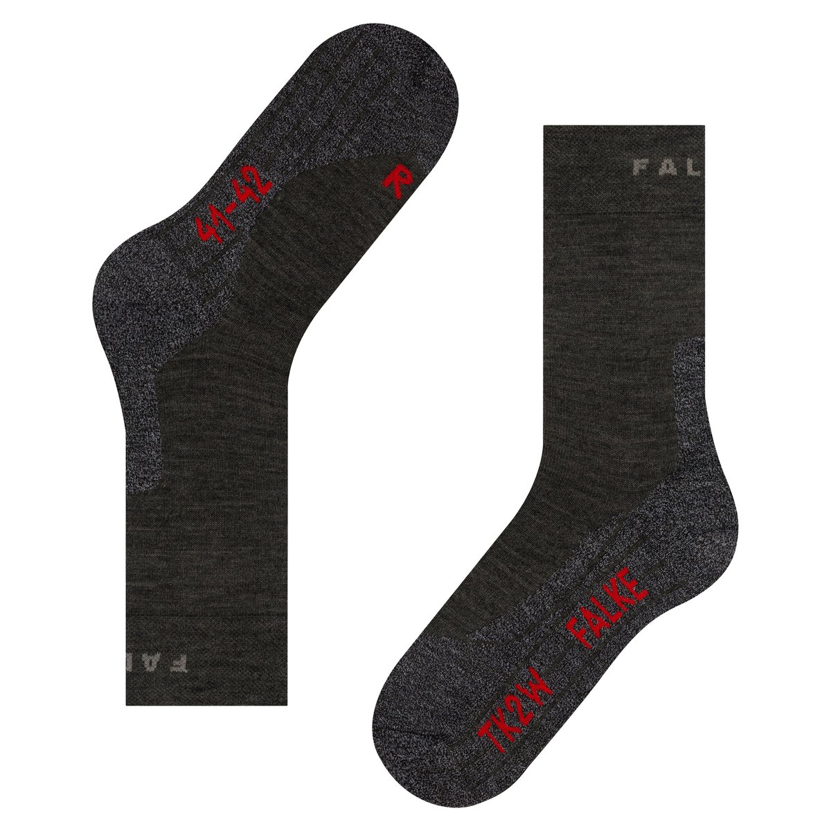 Chaussettes TK2 Explore Sensitive gris chiné, FALKE