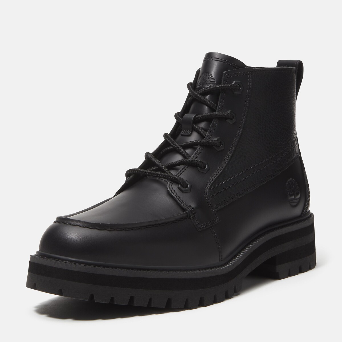 Stivaletti stringati in pelle, BRITTON DRIVE MID LACE nero , TIMBERLAND