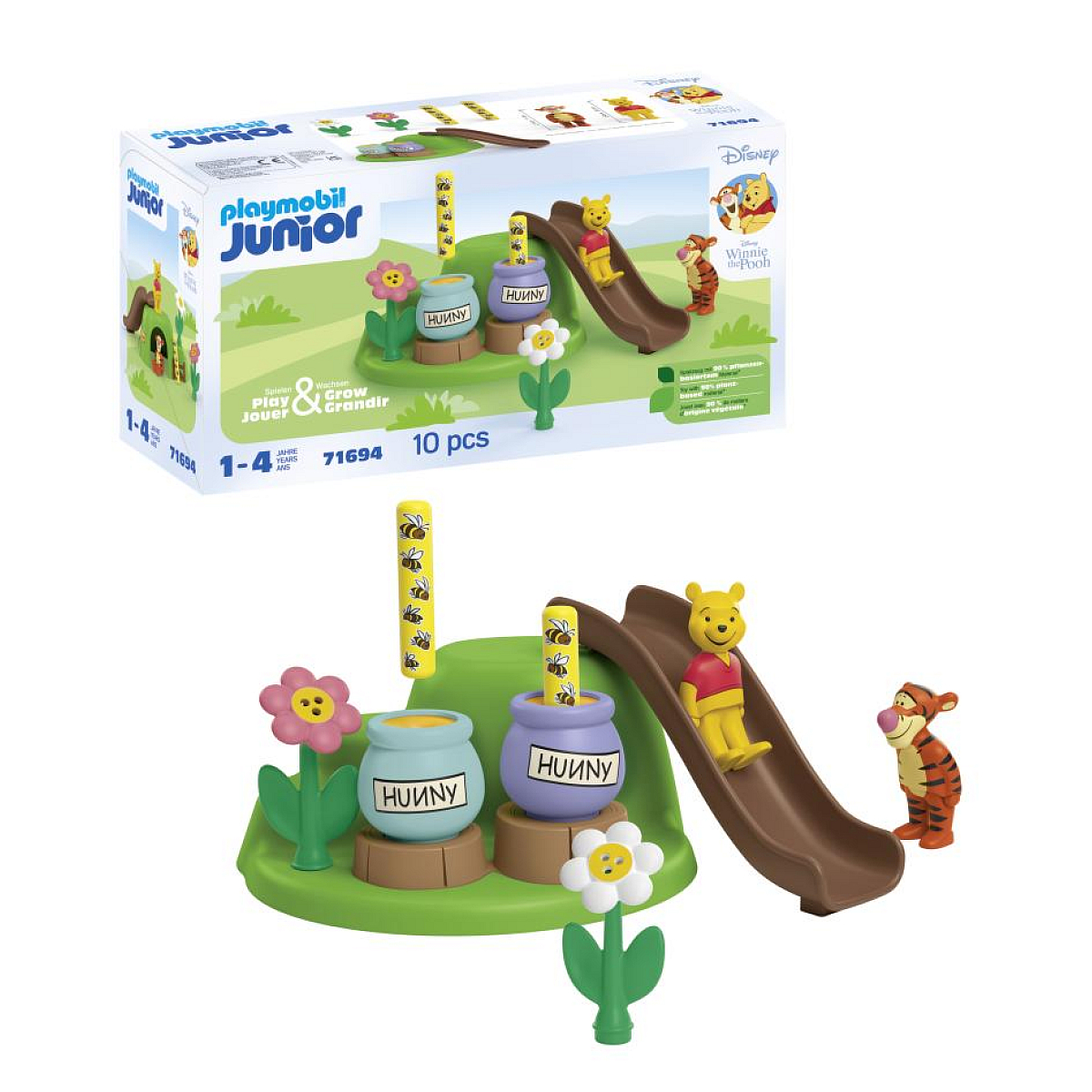 71694 - Winnie l'ourson et tigrou jardin vert, PLAYMOBIL