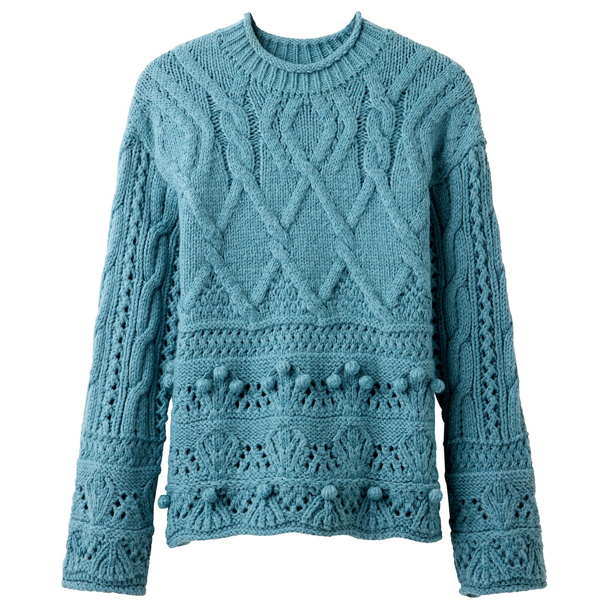 Pull en Maille Fantaisie Lizzy bleu, JOE BROWNS