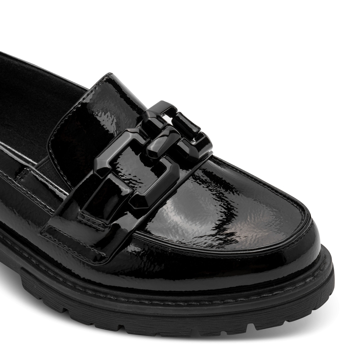 Slipper à talon noir, JANA