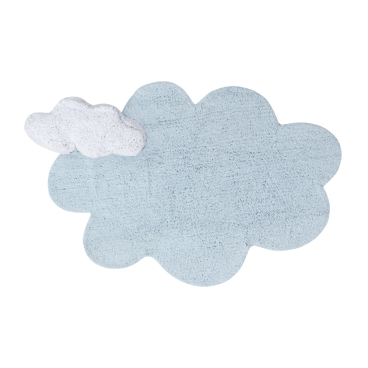 Tapis Rectangulaire en coton Rêve PUFFY bleu, LORENA CANALS