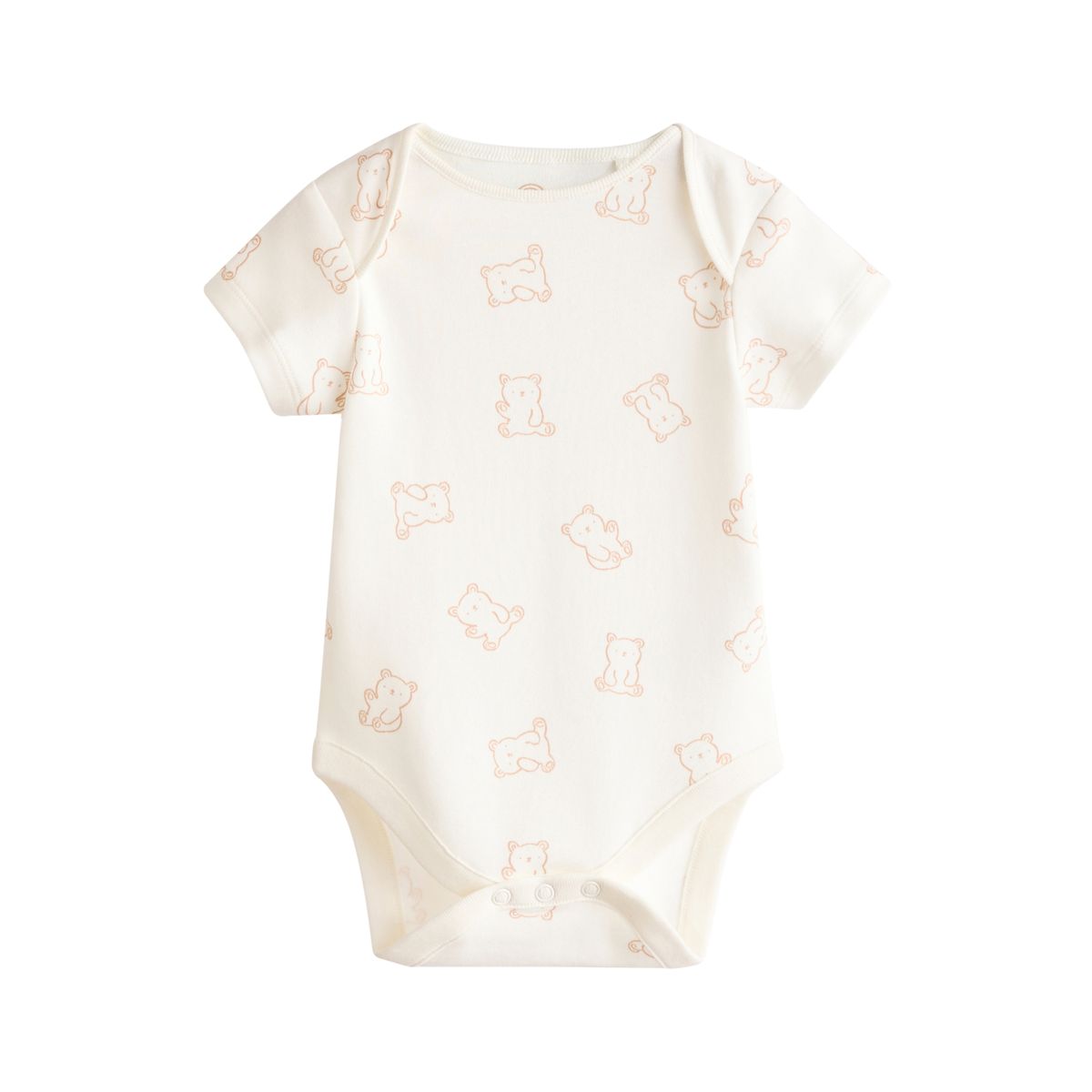 Body ours à manches courtes bébé, lot de 5 naturel, NEXT