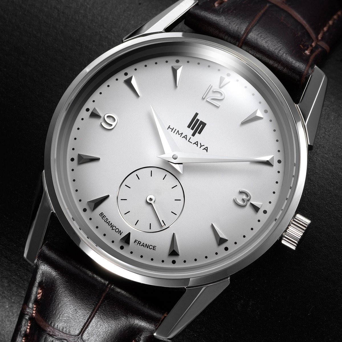 Montre Analogique  HIMALAYA argenté argenté marron, LIP