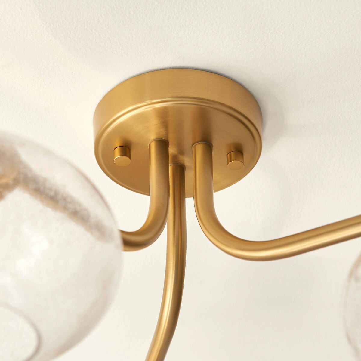Jakobe 3-Light Bubble Glass Ceiling Light brass, ÉDITÉ