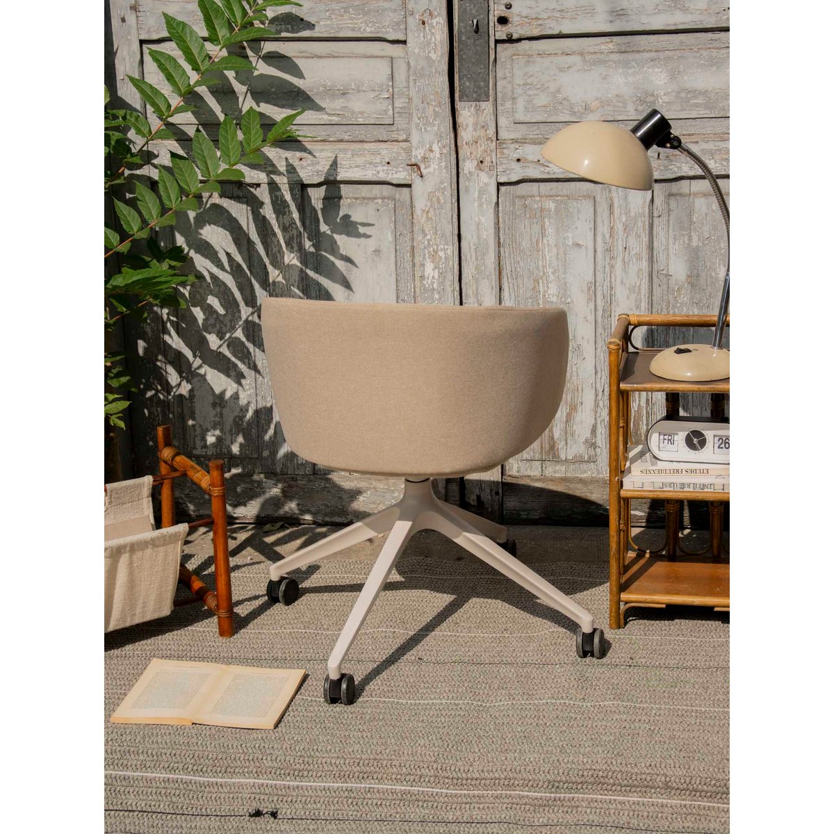 Chaise de bureau Grace Alma N°1754 - Bon état beige, DEBONGOUT