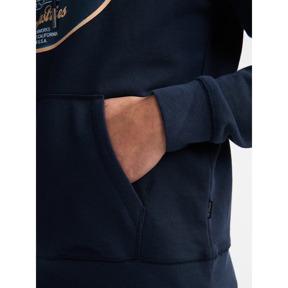 Sweat à capuche viaje bleu navy blue, PETROL INDUSTRIES