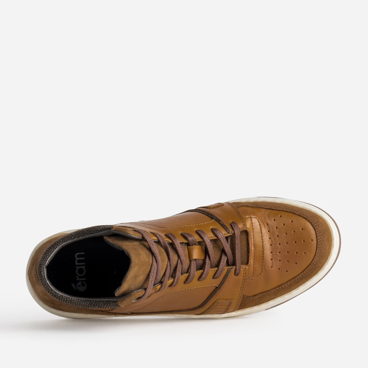 Basket en cuir PALOUP cognac, ERAM