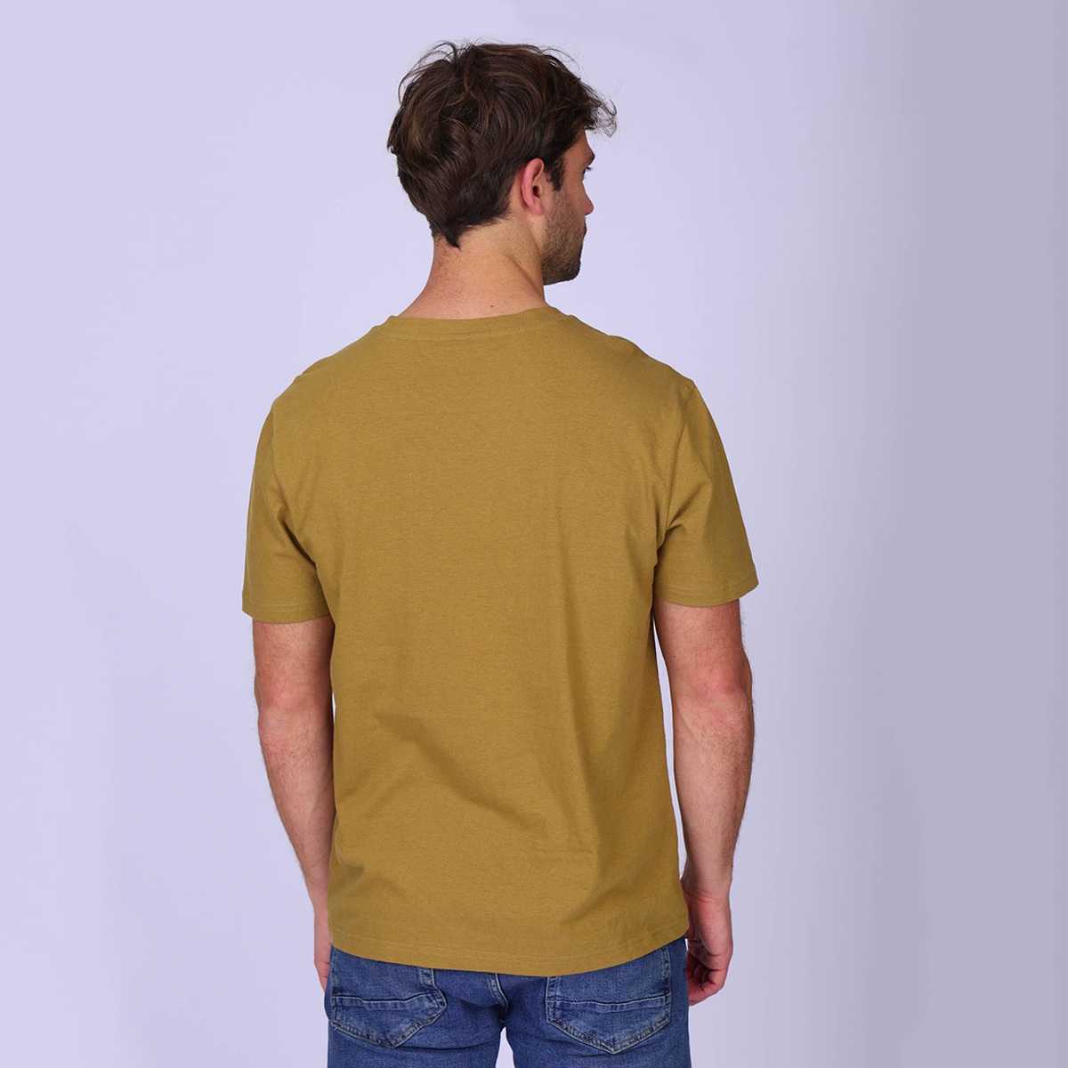 T-shirt poche poitrine camel, MISE AU GREEN