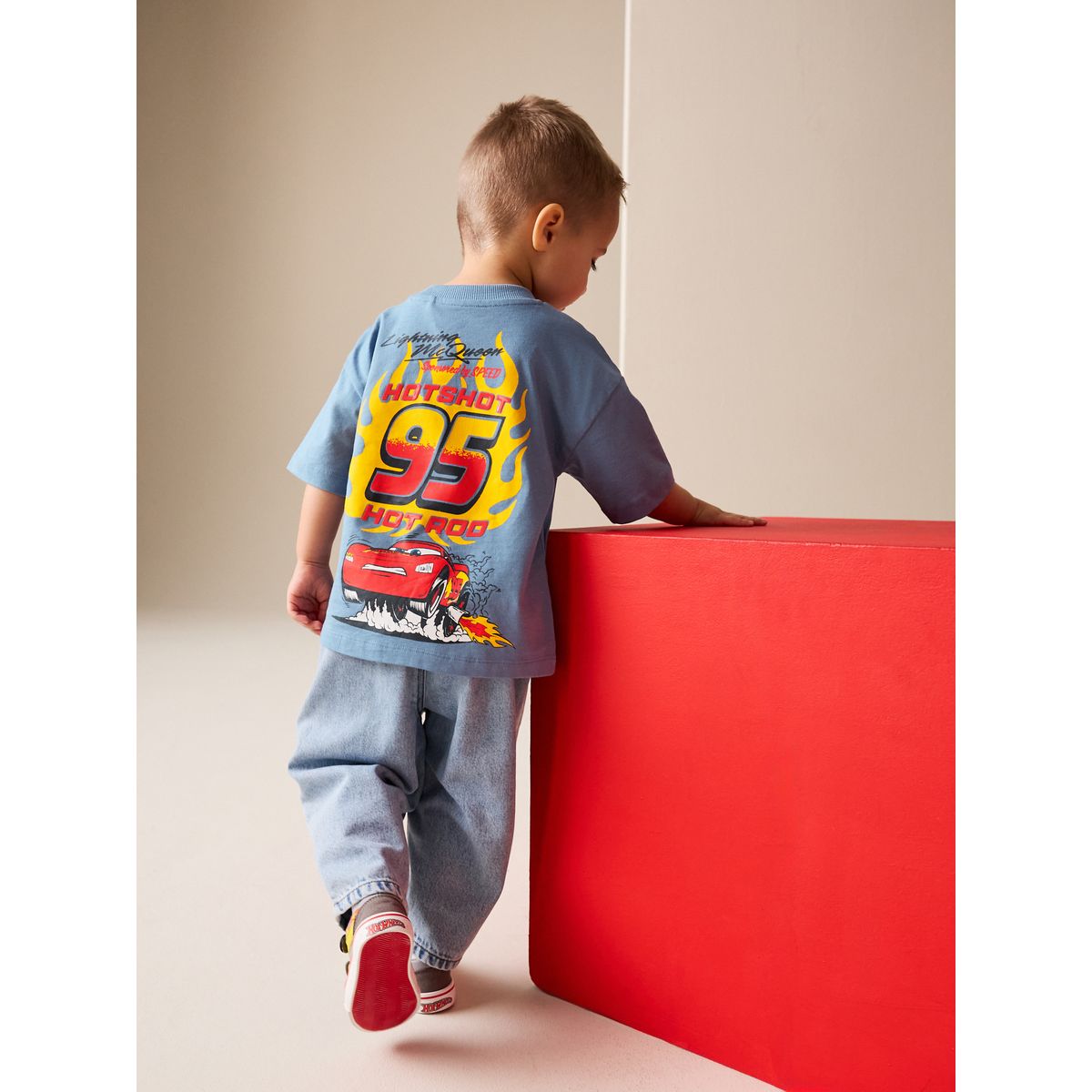 T-shirt à manches courtes disney cars bleu, NEXT