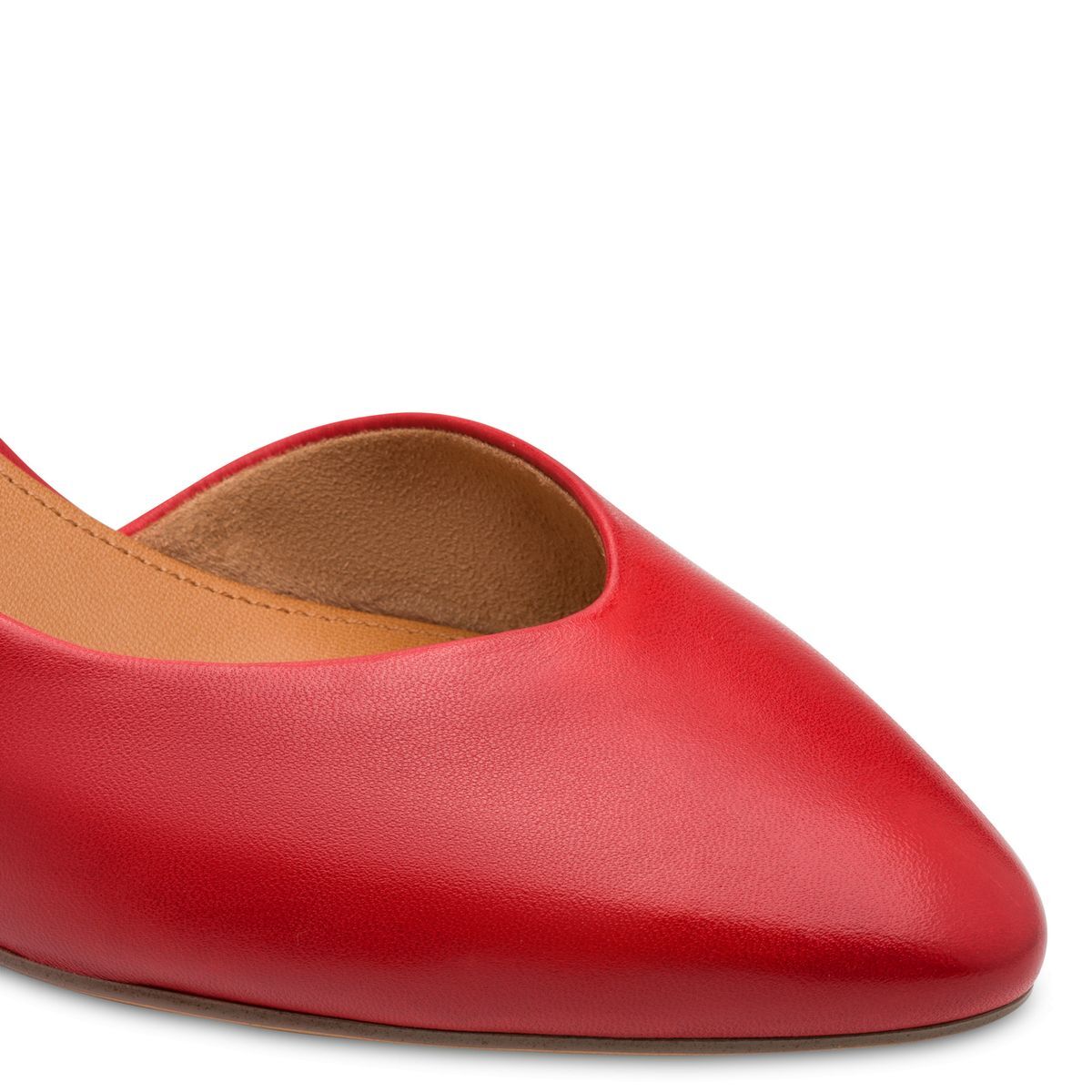 Escarpin en cuir rouge, TAMARIS