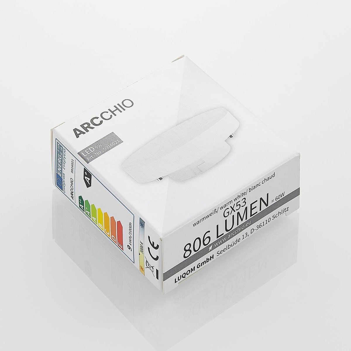 Ampoule GX53 LED, Gx53 7W LED couleur unique, ARCCHIO